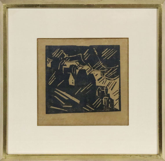Lyonel Feininger - Gewitterregen - Image du cadre