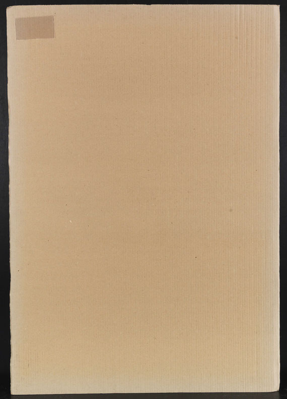 Otto Piene - Brandmarkung - Verso