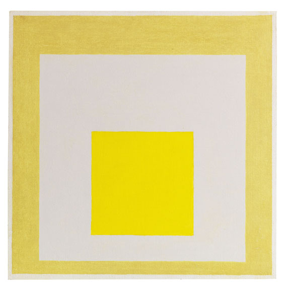 Josef Albers - Study for Homage to the Square: Two Yellows with Silvergray - Autre image