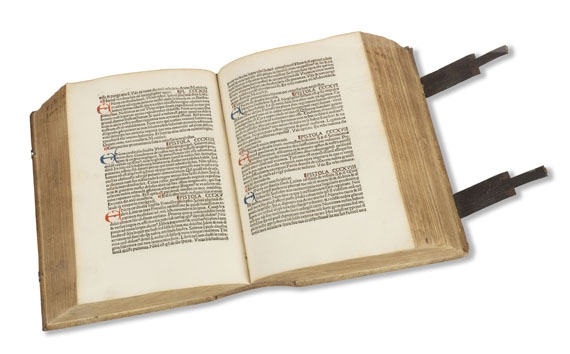  Pius II. (Aeneas Sylvius Picco - Epistolae, 1496. - Angeb.: Franciscus Niger, Grammatica, Basel 1500. - Autre image
