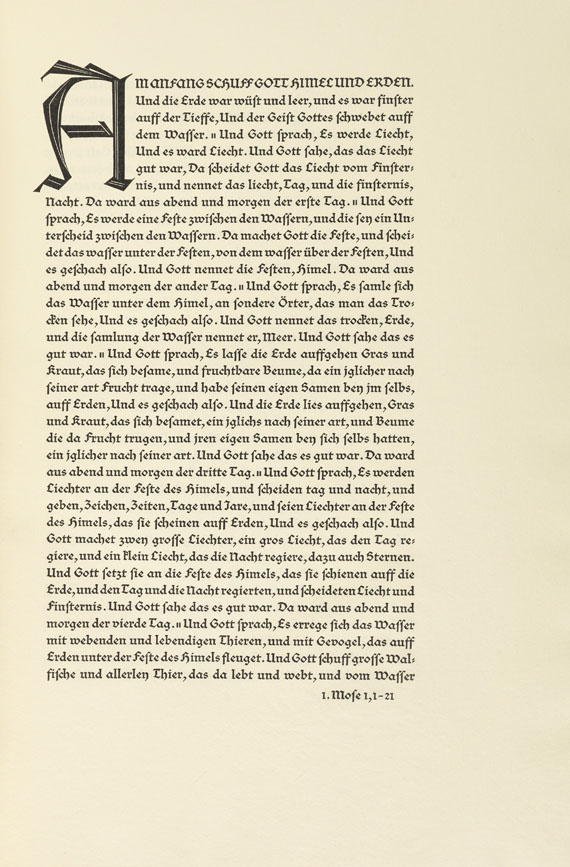   - Biblia Germanica. 5 Bde. Bremer Presse, 1926. - Autre image