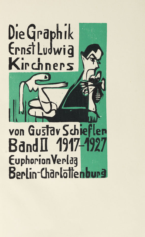 Gustav Schiefler - Die Graphik Ernst Ludwig Kirchners. 2 Bde. - Autre image