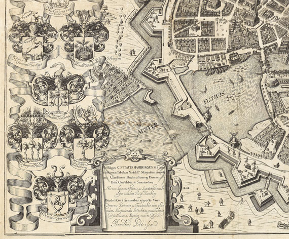   - 1 Bl. Hamburgum ... Novam hanc civitatis Hamburgensis (Arent Pietersen), 1644 - Autre image