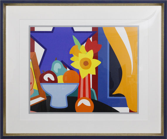 Tom Wesselmann - Still Life with Blowing Curtain Orange - Image du cadre
