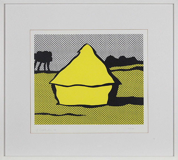 Roy Lichtenstein - Yellow Haystack - Image du cadre
