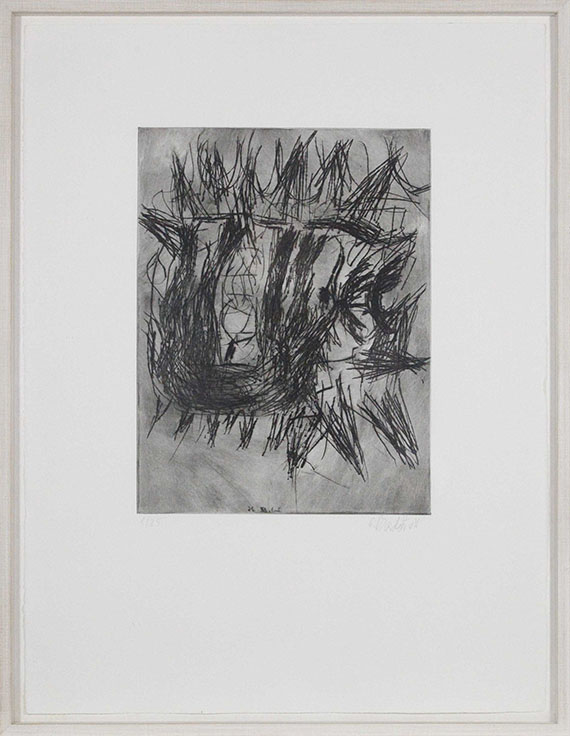 Georg Baselitz - Ohne Titel - Image du cadre
