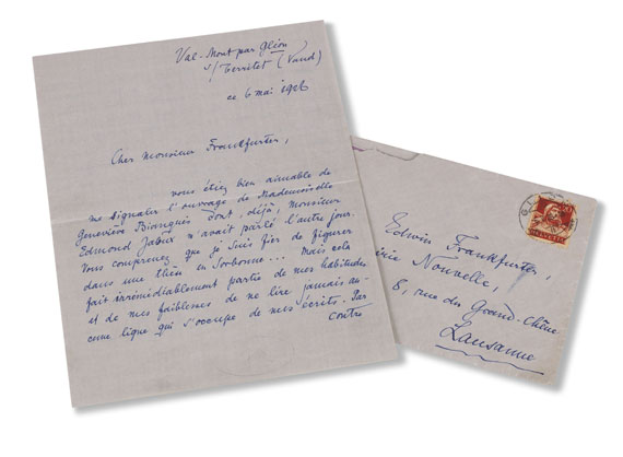 Rainer Maria Rilke - Eigenhändiger Brief an Edwin Frankfurter - Autre image