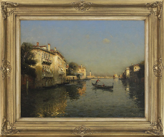 Antoine Bouvard d. Ä. - Canal Grande - Image du cadre