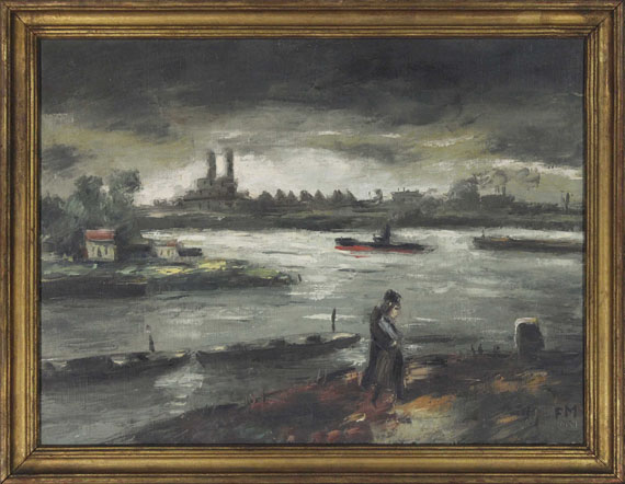 Frans Masereel - Bords de la Seine - Image du cadre