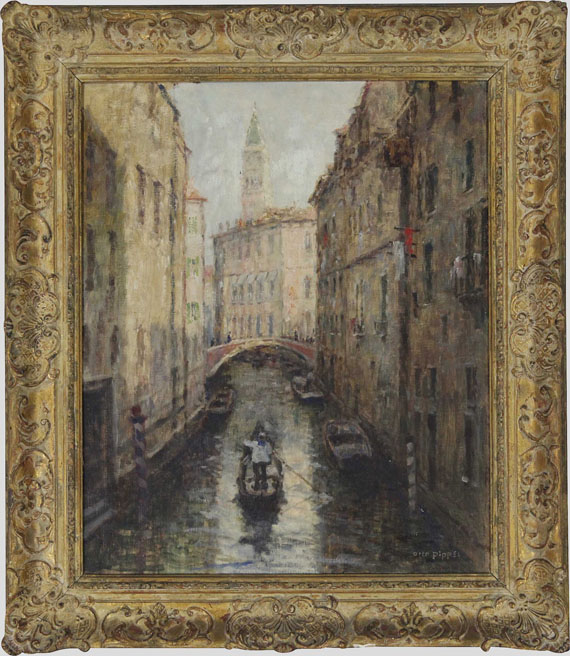 Otto Pippel - Canal in Venedig - Image du cadre
