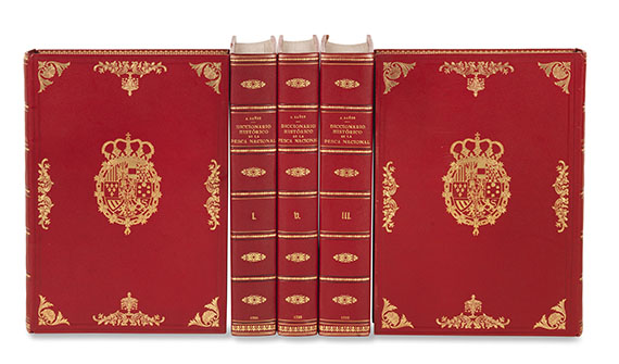 Antonio Sanez Reguart - Dictionario histórico e los artes. 5 Bände - Autre image