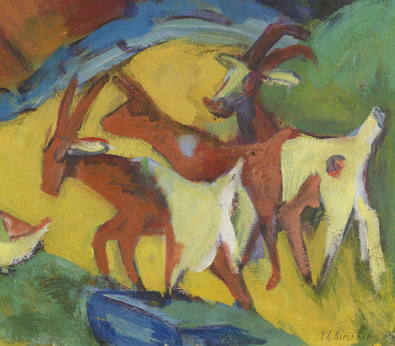 Ernst Ludwig Kirchner - Heimkehrende Ziegenherde - Autre image