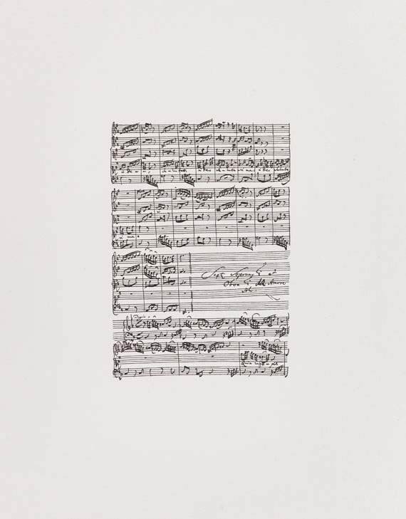 Eduardo Chillida - Blatt 2 aus: Hommage à Johann Sebastian Bach - Autre image