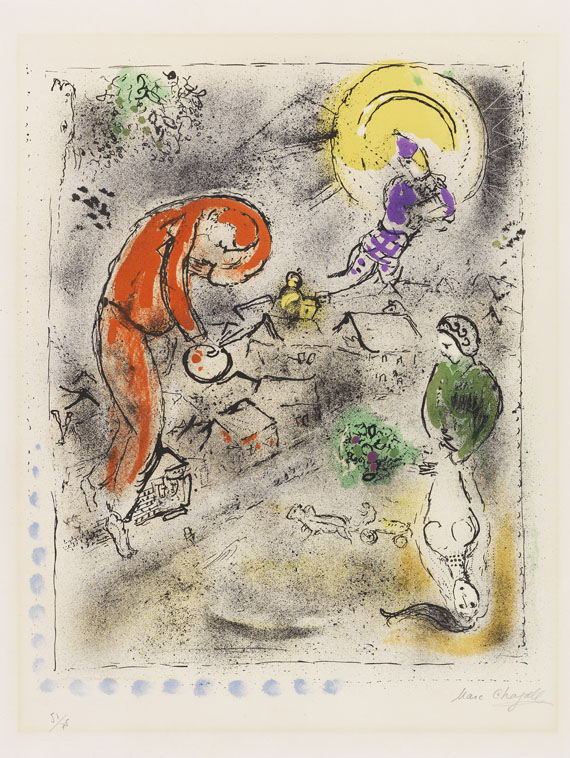 Marc Chagall - Die Dächer