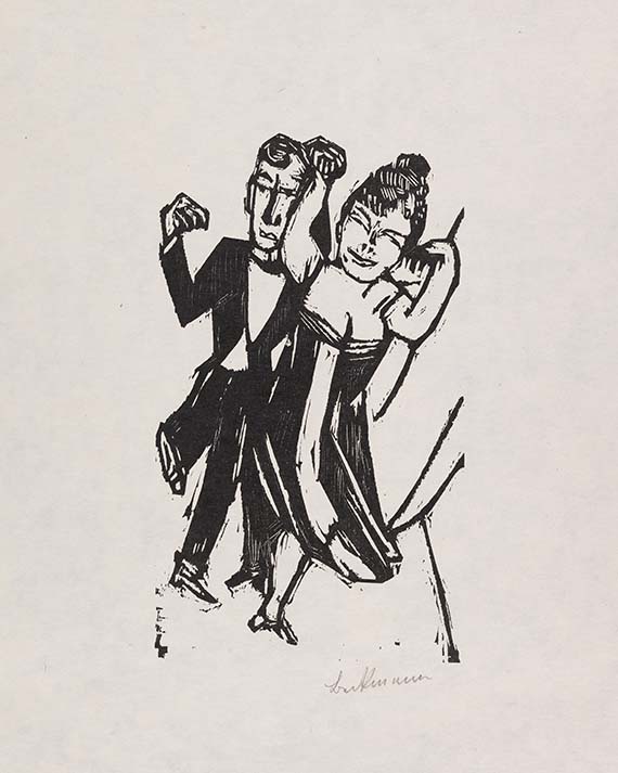 Max Beckmann - Kleines tanzendes Paar