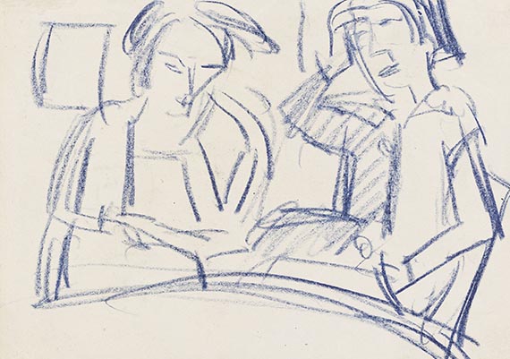 Ernst Ludwig Kirchner - Beim Vorlesen