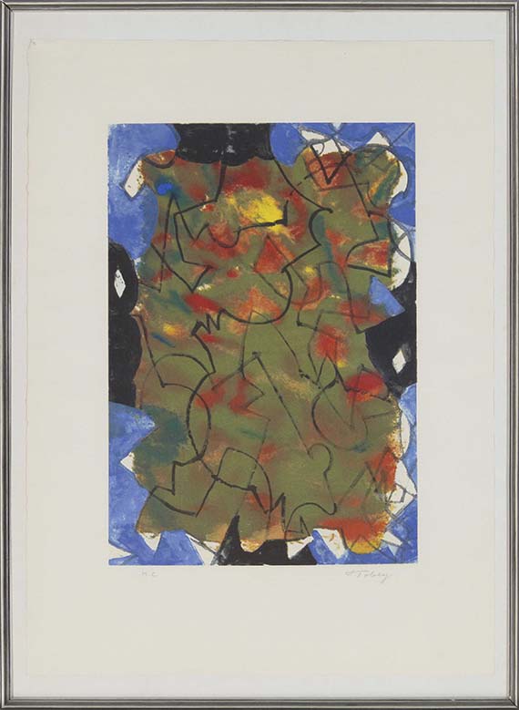 Mark Tobey - Glowing Fall - Image du cadre