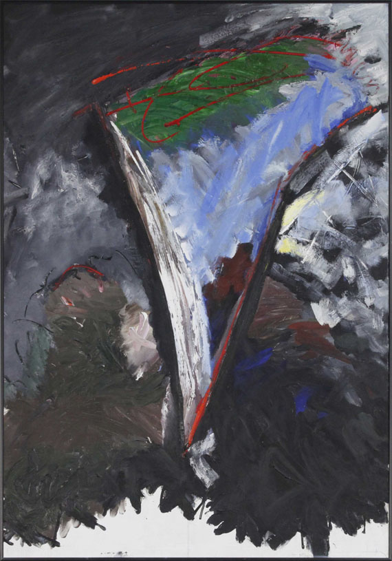 Istvan Nadler - Ohne Titel ("Abstrakte Komposition") - Image du cadre