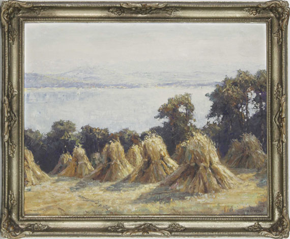 Otto Pippel - Sommer am Ammersee - Image du cadre