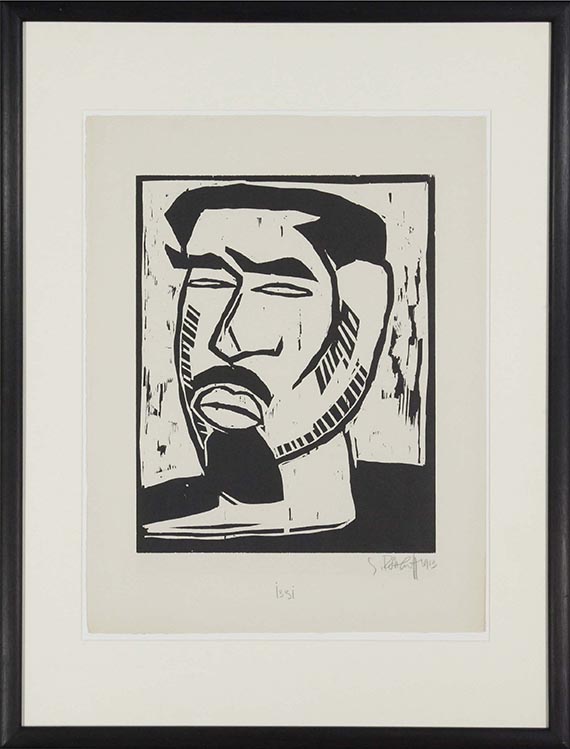 Karl Schmidt-Rottluff - Selbstbildnis I - Image du cadre