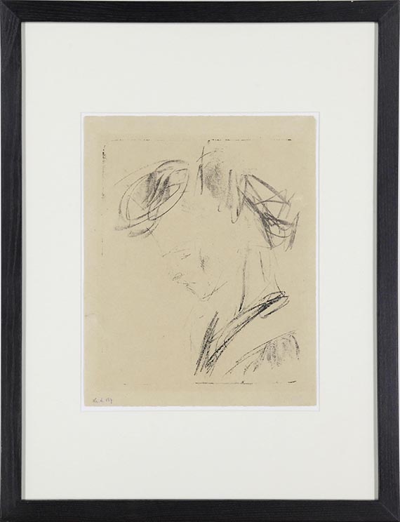 Ernst Ludwig Kirchner - Kranke Dodo - Image du cadre