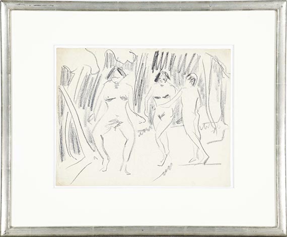 Ernst Ludwig Kirchner - Laufende Badende - Image du cadre