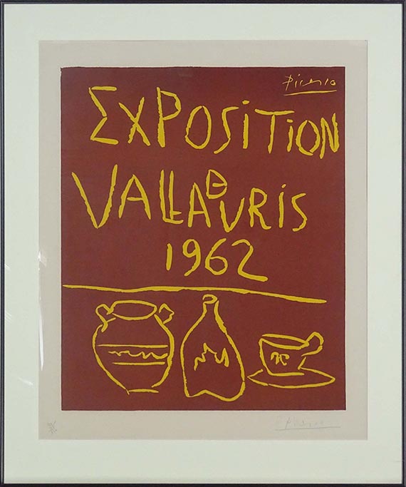 Pablo Picasso - Exposition de Vallauris 1962 - Image du cadre