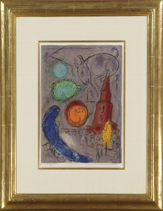 Marc Chagall - Saint-Germain-des-Prés - Image du cadre