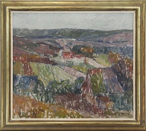 Christian Rohlfs - Landschaft bei Hetschburg - Image du cadre