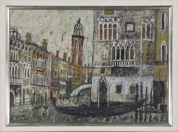 Max Peiffer Watenphul - Kanal in Venedig - Image du cadre