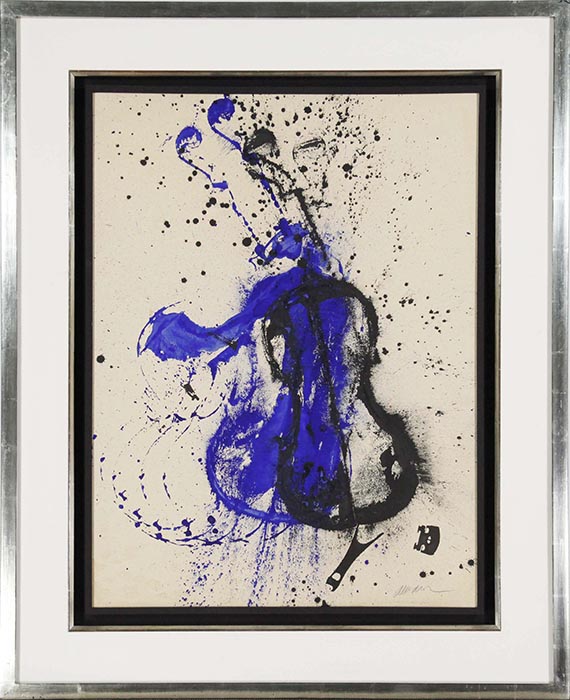 Fernandez Arman - Empreintes de violons - Image du cadre