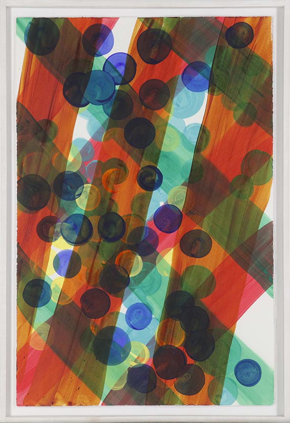Katharina Grosse - Ohne Titel - Image du cadre