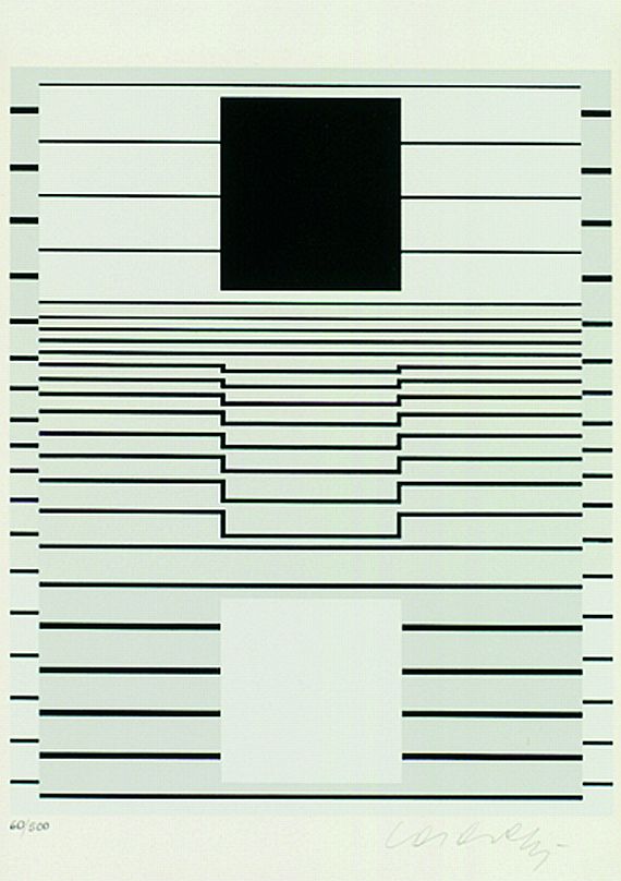 Victor Vasarely - Geometrische Komposition
