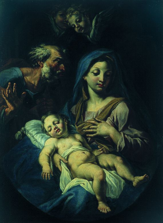 Onofrio Avellino - Umkreis - Die Heilige Familie