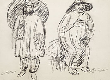 Ernst Barlach - Zwei männliche Figuren