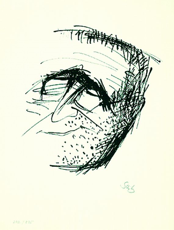 Gustav Seitz - Portrait B. Brecht