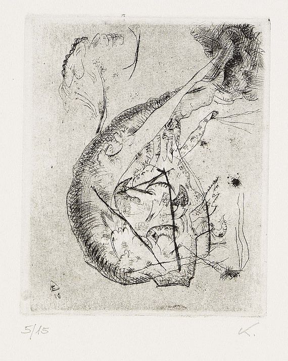 Wassily Kandinsky - Radierung 1916 - No.V