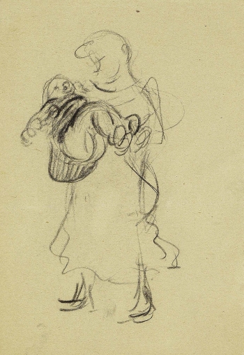 Heinrich Zille - Mutter mit Kind