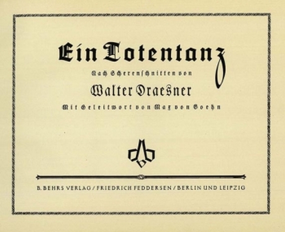 Totentanz - Totentanz. (1922).
