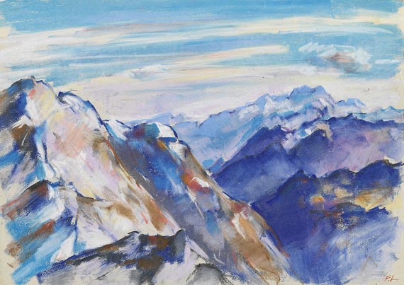Friedrich Ludwig - Blaue Berge