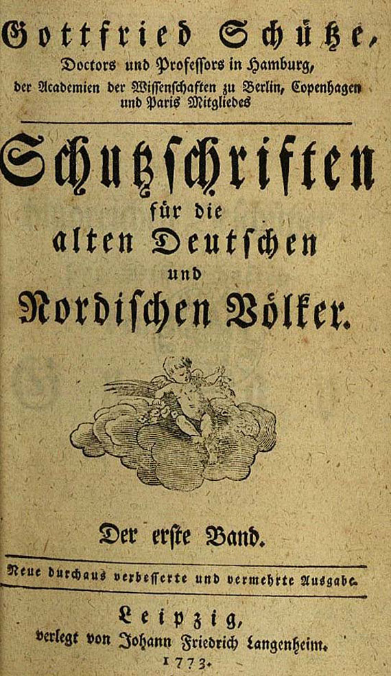 Gottfried Schütze - Schutzschriften, 2 Bde. 1773.