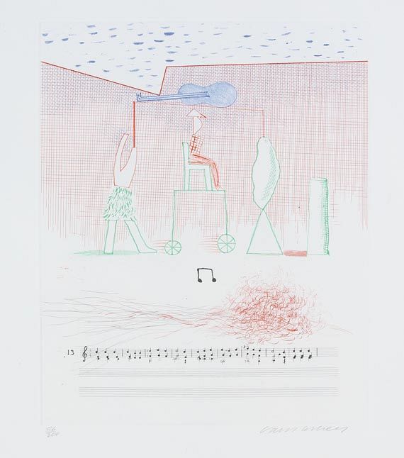David Hockney - The blue Guitar - Autre image