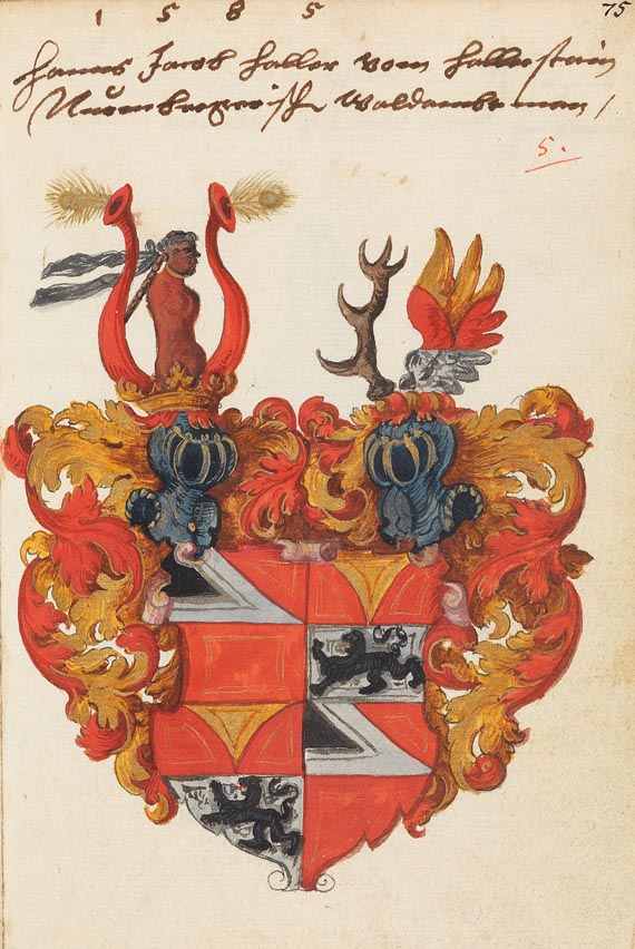  Album amicorum - Stammbuch des Johann Speimann. 1585. - Autre image