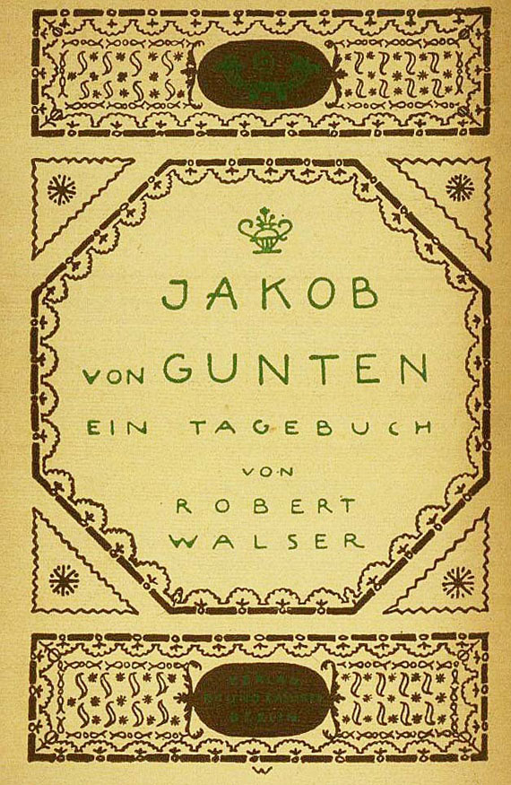 Robert Walser - Poetenleben, 1918 + Jakob. v. Gunten (1909) + Kleine Prosa (1917). Zus. 3 Tle. - Autre image