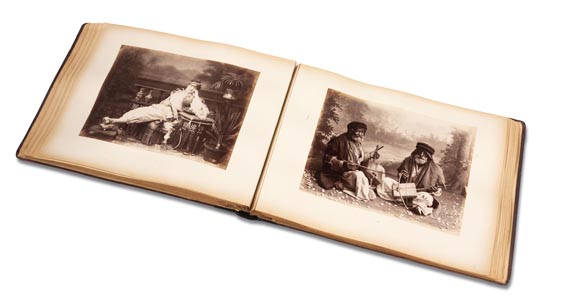  Fotografie - Fotoalbum, Ägpten und Palästina, um 1900. - Autre image