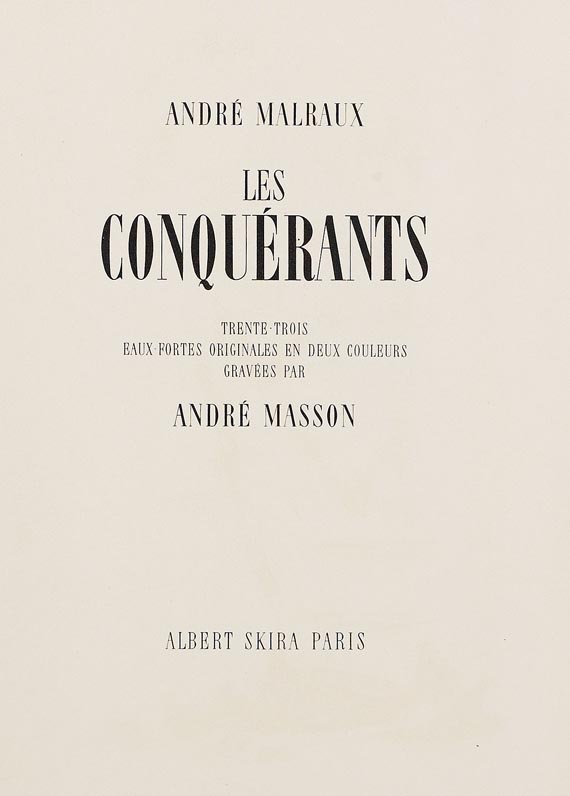 André Masson - Les Conquérants/SC27 - Autre image