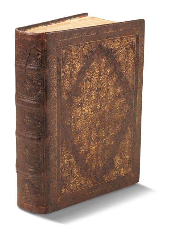 Manuskripte - Die himblische Schatz-Camer. Dt. Handschrift, m. Kupfern. Um 1750. - Reliure