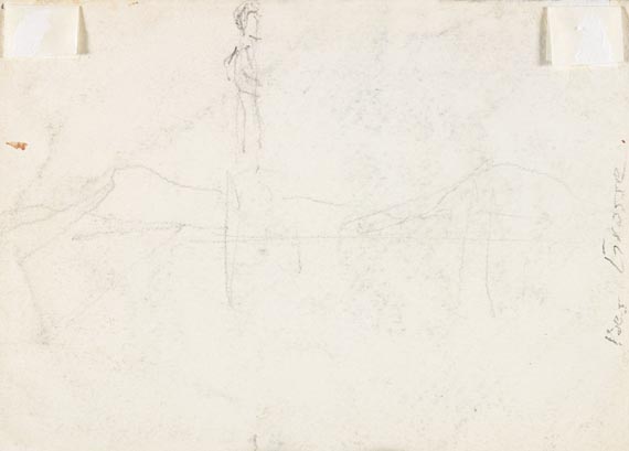 August Macke - Bühnenbildentwurf zur "Orestie" (Vor dem Atridenpalast, Grab des Agamemnon) - Autre image
