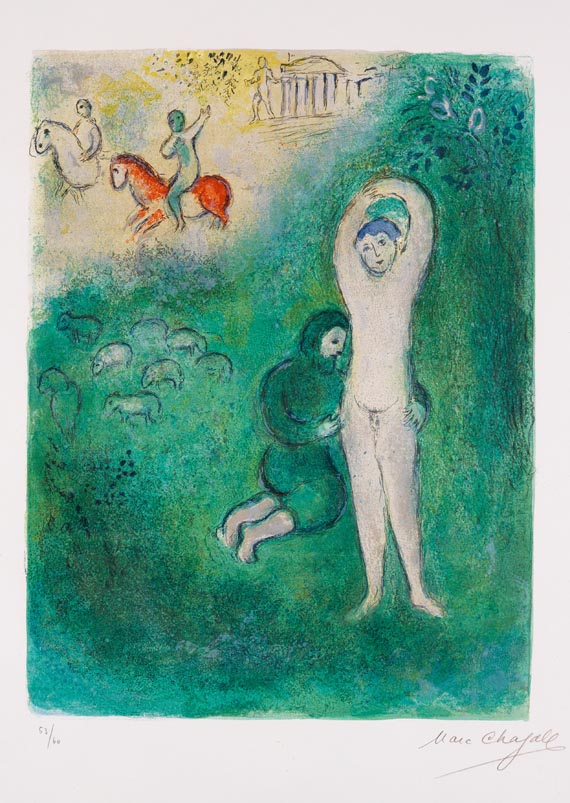 Marc Chagall - Daphnis und Gnathon