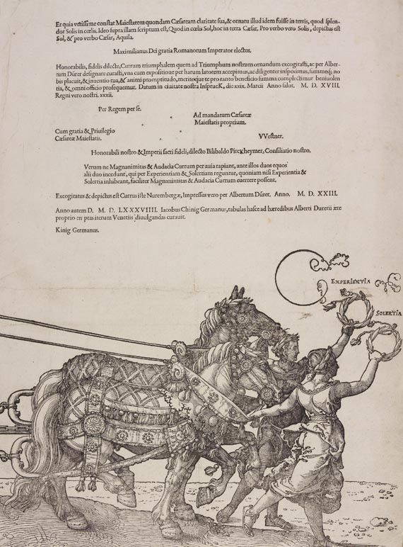 Albrecht Dürer - Der große Triumphwagen. 5. Ausgabe. 1589 - Autre image